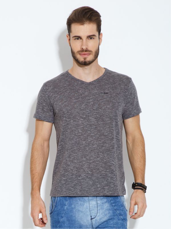 CAMISETA MALHA BOTONÊ MESCLA