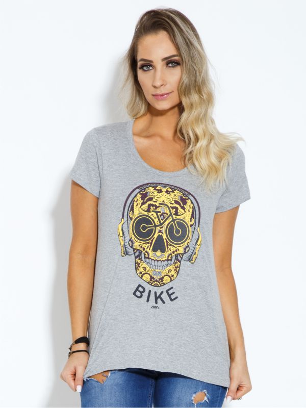 T-shirt Bike Caveira