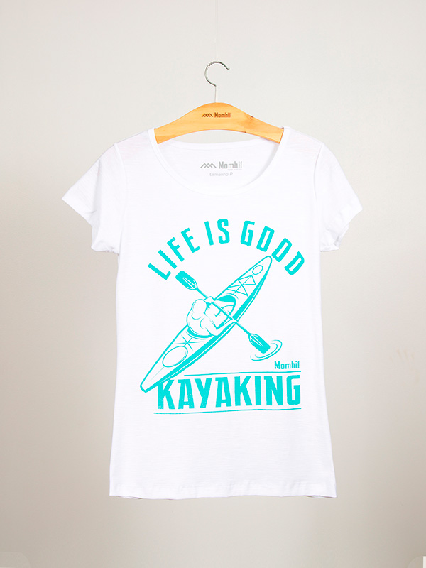 T-shirt malha flamê Life Is Good
