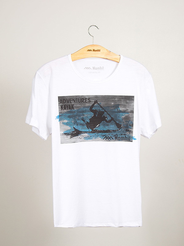 T-shirt malha flamê Adventures Kayak